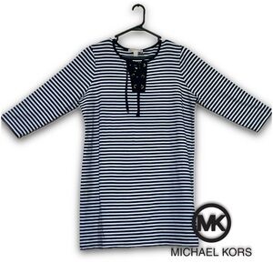 Women’s Striped black and white Michael Kors dress. Size XL.